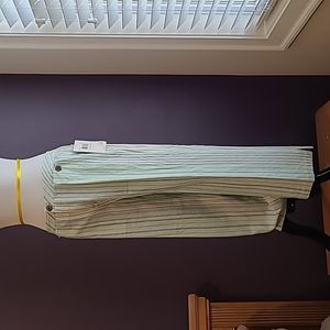 J.h. collection crop pants, size 6, multiple color stripes